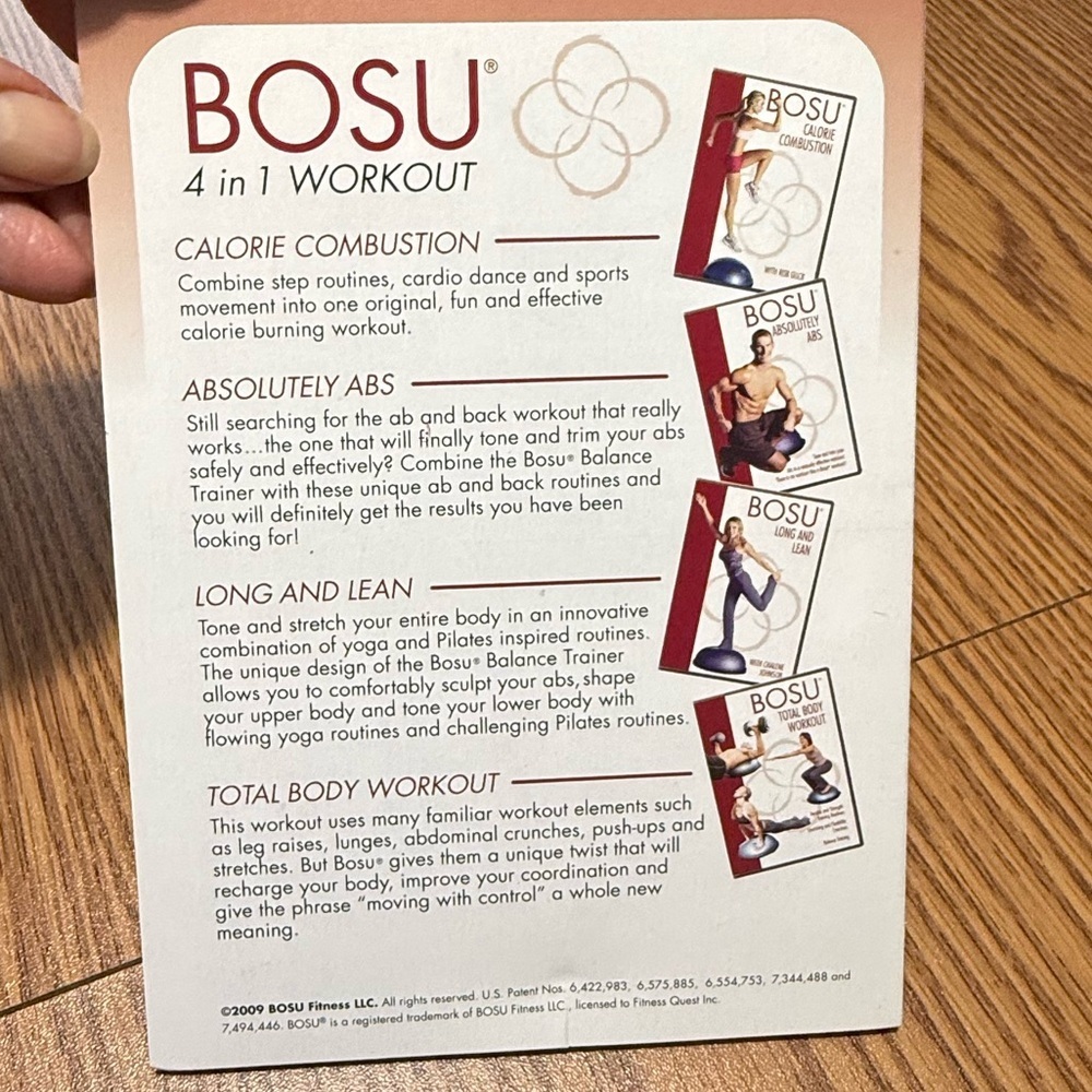 BOSU 4 in 1 Workout DVD - Picture 4 of 4